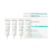 foto набір для обличчя christina unstress absolute relaxing kit (денний крем, 15 мл + нічний крем, 15 мл + маска, 15 мл + сироватка, 15 мл)