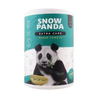 foto паперовий рушник сніжна панда extra care jumbo roll 3-шаровий, 450 відривів, 1 рулон