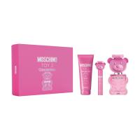 foto парфумований набір жіночий moschino toy 2 bubble gum (туалетна вода, 100 мл + лосьйон для тіла, 100 мл + туалетна вода, 10 мл)