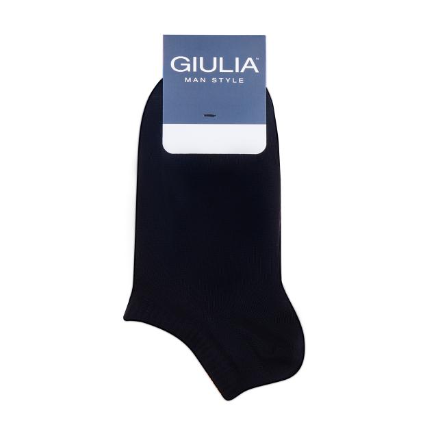 foto шкарпетки чоловічі giulia man style ms1 classic укорочені, black, розмір 39-41