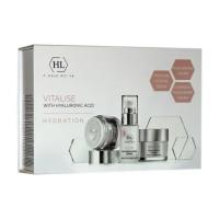 foto набір для обличчя holy land cosmetics vitalise hydration kit (денний крем, 50 мл + нічний крем, 50 мл + сироватка, 30 мл)
