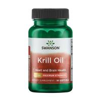 foto дієтична добавка в капсулах swanson krill oil, 30 шт