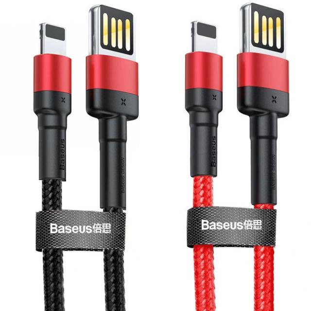 foto дата кабель baseus cafule lightning cable special edition 2.4a (1m)