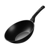 foto сковорода ardesto gemini trento чорна, без кришки, 28 см, wok (ar1928gmw)