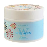foto освітлювалюний крем для обличчя з колагеном enough w collagen whitening premium cream, 50 г