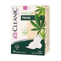 foto гігієнічні прокладки денні cleanic naturals hemp, 10 шт