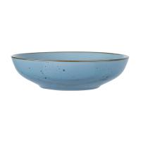 foto тарілка супова ardesto bagheria керамічна, misty blue, 20 см (ar2920bgc)