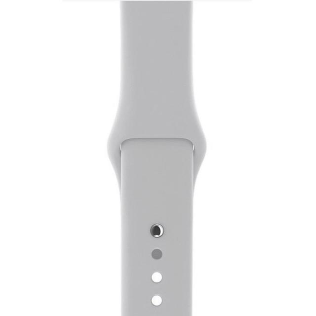 foto силиконовый ремешок для apple watch 42mm / 44mm (серый)