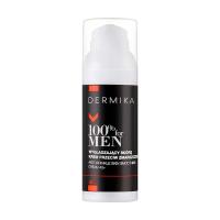 foto чоловічий розгладжувальний крем для обличчя dermika anti-wrinkle skin smoothing cream 40+, проти зморщок, 50 мл