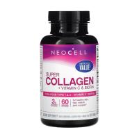 foto дієтична добавка в таблетках neocell super collagen + vitamin c & biotin супер колаген з вітаміном c та біотином, 180 шт