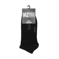 foto шкарпетки чоловічі modna zona rt1121-021 sport короткі, чорні, розмір 39-42
