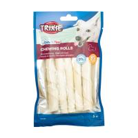 foto ласощі для собак trixie denta fun chewing rolls з качкою, 90 г