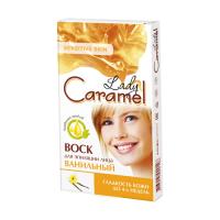 foto віск для депіляції обличчя caramel lady ванільний, 12 шт