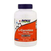 foto дієтична добавка в таблетках now foods l-carnitine l-карнітин 1000 мг, 100 шт
