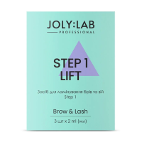 foto набір засобів для ламінування брів та вій joly:lab brow & lash step 1 lift, 3*2 мл