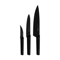 foto набір ножів tramontina nygma (для очищення, 76 мм + універсальний, 152 мм + шеф, 203 мм)