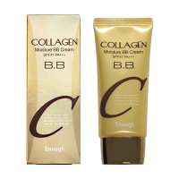 foto зволожувальний bb-крем для обличчя enough collagen moisture bb cream spf47 pa +++ з колагеном, 50 г