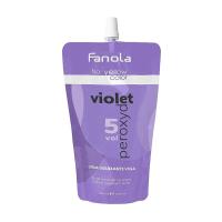 foto фіолетовий окислювач проти жовтизни fanola no yellow violet oxidizing cream 1.5% (5 vol), 1 л