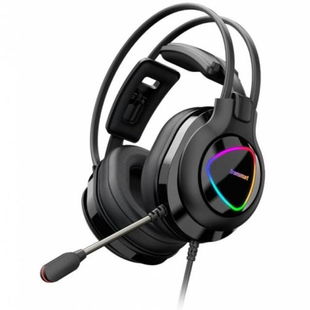 foto навушники tronsmart glary alpha gaming headset (чорний)