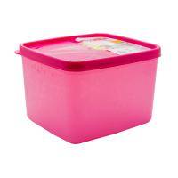 foto контейнер для морозильної камери irak plastik alaska рожевий, 14*12.5*9.5 см, 1.2 л (5508)