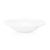 foto тарілка глибока ardesto prato порцеляна, біла, 25 см (ar3612p)