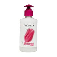 foto мило для інтимної гігієни bioton cosmetics nature тюльпан, 300 мл