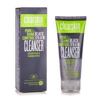 foto очищувальний засіб для обличчя avon clearskin pore & shine control black exfoliating cleanser, 75 мл