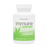 foto харчова добавка вітаміни в таблетках naturesplus immune support комплекс для підтримки імунної системи, 60 шт
