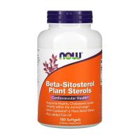 foto дієтична добавка в гелевих капсулах now foods beta-sitosterol plant sterols бета-ситостерол, 180 шт