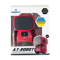 foto інтерактивний робот at-robot з голосовим керуванням, українська озвучка, червоний, від 3 років (at001-01)