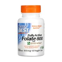 foto дієтична добавка вітаміни в веганських капсулах doctor's best fully active folate повністю активний фолат, 800 мкг, 60 шт