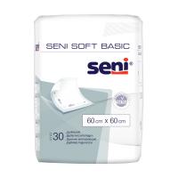 foto пелюшки гігієнічні seni soft basic 60*60 см, 30 шт