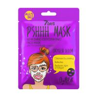 foto освіжальна киснева тканинна маска для обличчя vilenta pshhh mask oxygen boom з солодкою м'ятою та комплексом acid+, 25 г
