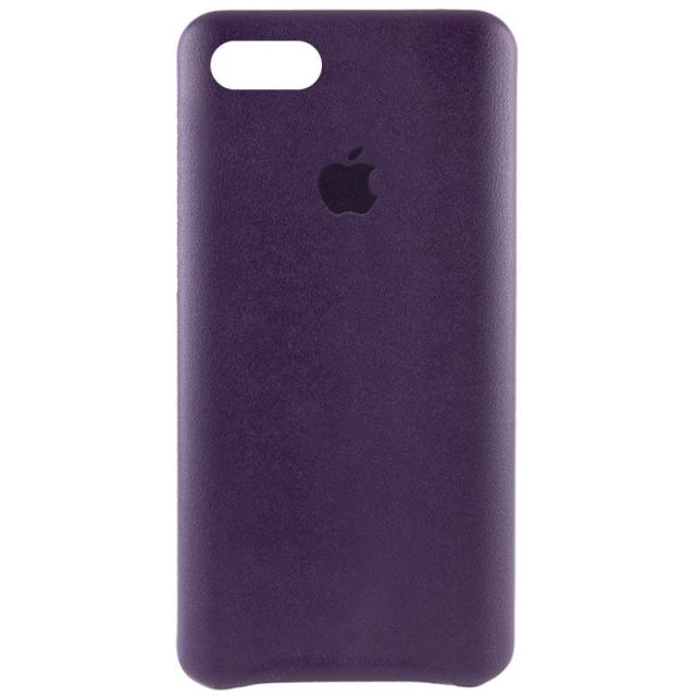 foto шкіряний чохол ahimsa pu leather case logo (a) для apple iphone 7 (4.7'') (фіолетовий)