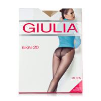 foto колготки жіночі giulia bikini з ажурними трусиками, 20 den, cappuccino, розмір 5