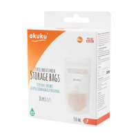 foto пакети для зберігання грудного молока akuku sterile breast milk storage bags, 30*150 мл (а0011)
