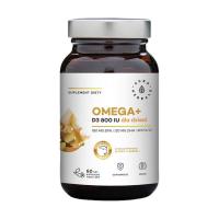 foto дієтична добавка дитяча в капсулах aura herbals omega + d3 800 iu, 60 шт