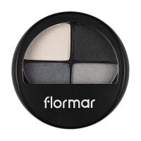foto тіні для повік flormar quartet eyeshadow 404 black souffle, 12 г