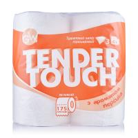foto туалетний папір green way фітолінія tender touch з ароматом персика, 3-х шарова, 175 відривів, 4 шт