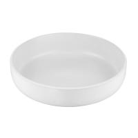 foto тарілка супова ardesto trento кераміка, біла, 21.5 см (ar2921tw)
