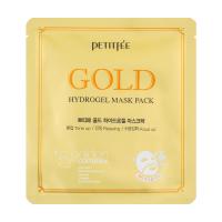 foto гідрогелева маска для обличчя з золотим комплексом +5 petitfee & koelf gold hydrogel mask pack +5 golden complex, 32 г