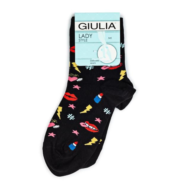 foto шкарпетки жіночі giulia lsl-01 calzino nero р.39-40