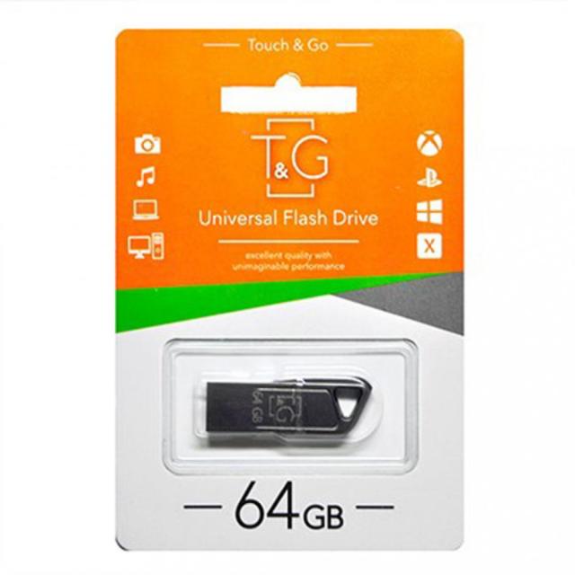 foto флеш-драйв usb flash drive t&g 114 metal series 64gb