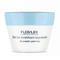 foto гель для шкіри навколо очей floslek lid and under eye gel with eyebright з очанкою, 10 г