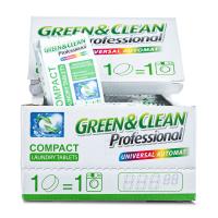 foto пральний порошок green & clean professional для кольорового одягу, в таблетках (бокс), 30 шт