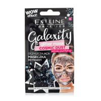 foto eveline galaxity glitter гелева маска активно очищає, 10мл