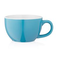foto чашка ardesto merino керамічна, блакитна, 480 мл (ar3486bl)