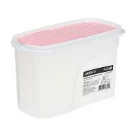 foto контейнер для сипучих продуктів ardesto fresh пластиковий, рожевий, 1.2 л (ar1212pp)