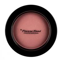 foto компактні рум'яна для обличчя pierre rene long lasting powder blush, 02 pink fog, 6 г