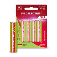 foto лужна батарейка euroelectric aa lr6, 1.5v, 4 шт